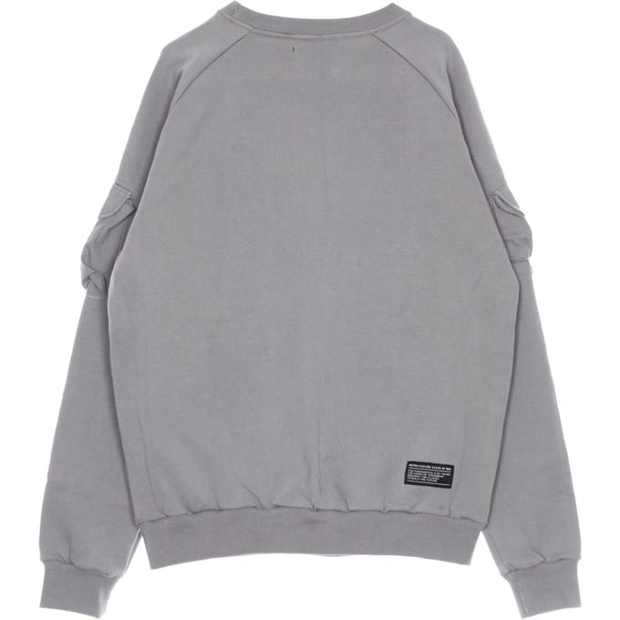 Retrofuture Sweatshirt Grijs herensweatshirt met ronde hals