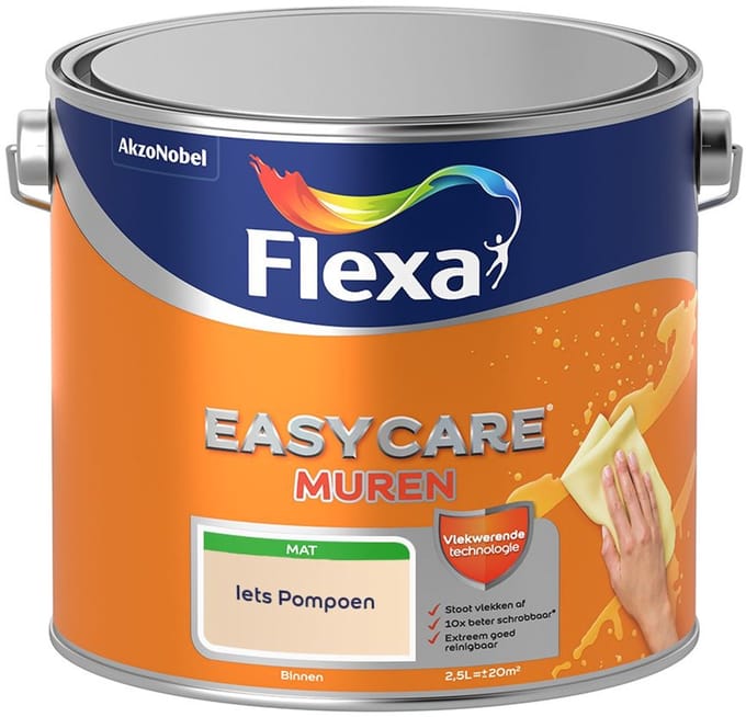 Flexa - Easycare Muren - Iets Pompoen - Mengverf - 2,5 L