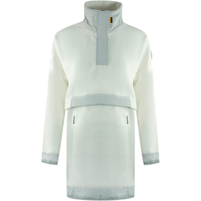 Parajumpers Oum Weisser langer Pullover zum uberziehen