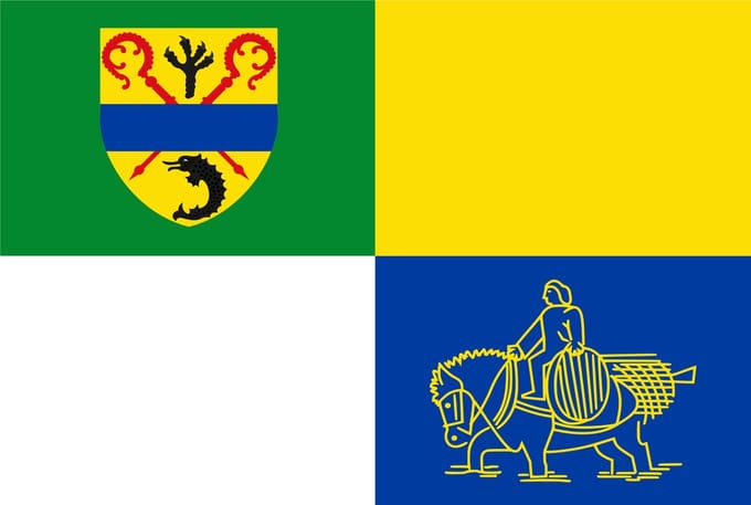 Vlag Koksijde 200x300cm