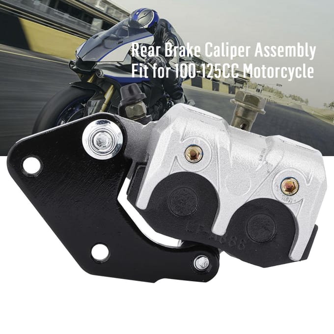 Achterremklauw voor motorfiets 100-125cc motor gray