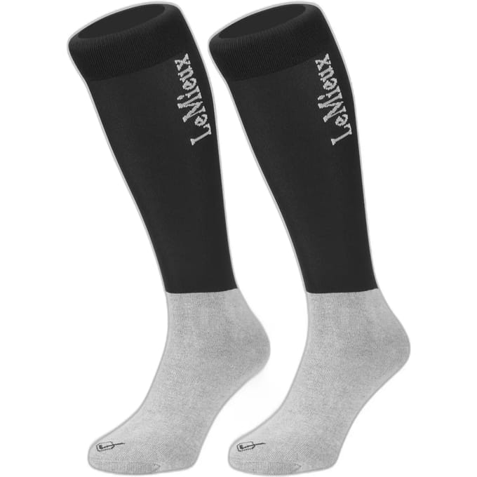 Le Mieux Competiton Socks 2 Pack - Black - Maat S (30-36)