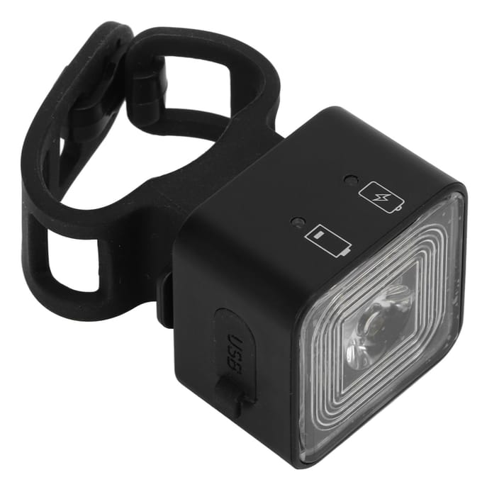 Fietslamp Waterdicht Praktisch Superhelder Vijfstanden Dimbaar USB Snelladen black