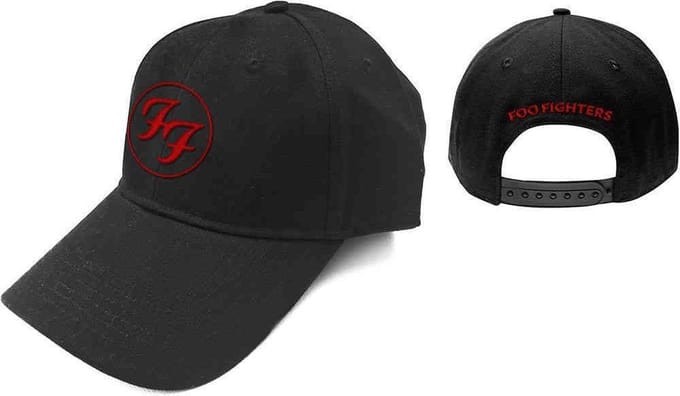 Foo Fighters - Red Circle Logo Baseball pet - Zwart