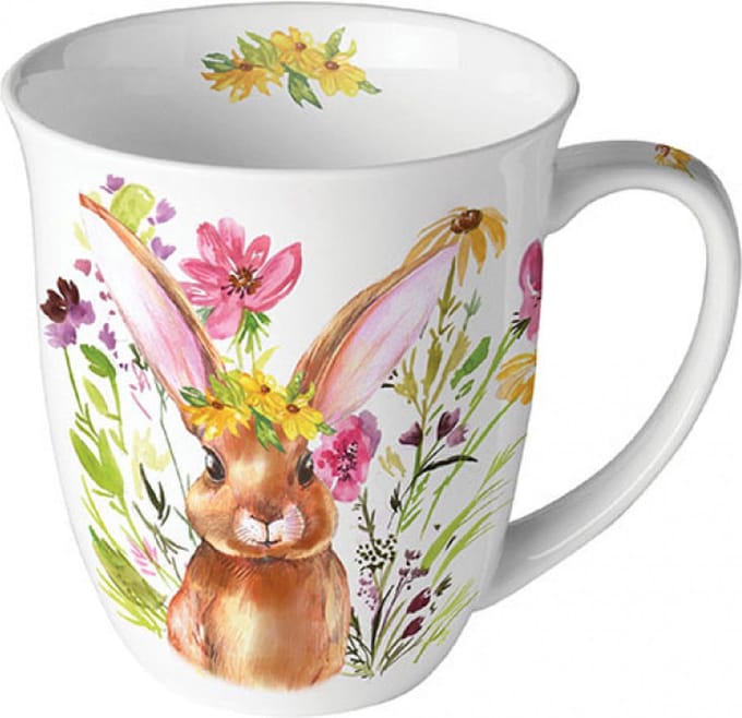 mok-beker-fine bone China- porselein-Ambiente-Pasen-konijn-meisje