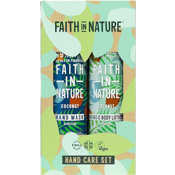 Faith In Nature Coconut Handverzorging Cadeauset – 2 stuks