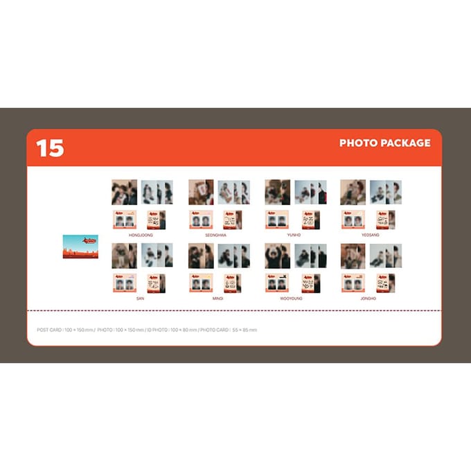 ATEEZ - [ANITEEZ IN TREASURE] Fotopakket 5. SAN