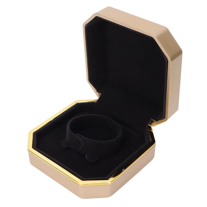 LED Armband Opbergdoos Draagbaar Elegant Sieraden Armband Display Koffer Organizer voor Bruiloft goud