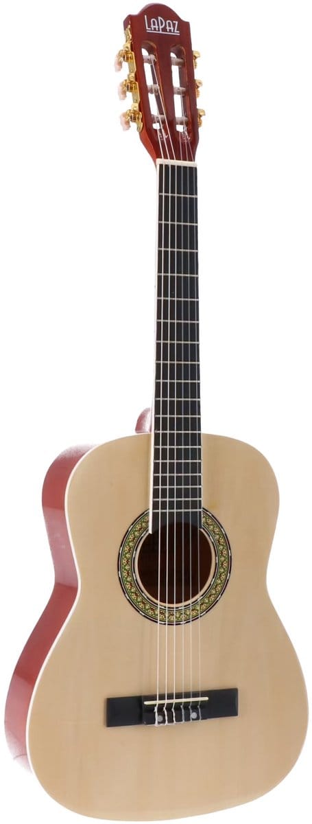 Klassieke Gitaar Kind - 1/2-Formaat - Voor Kinderen - Linde Body - Nylon Snaren - Naturel