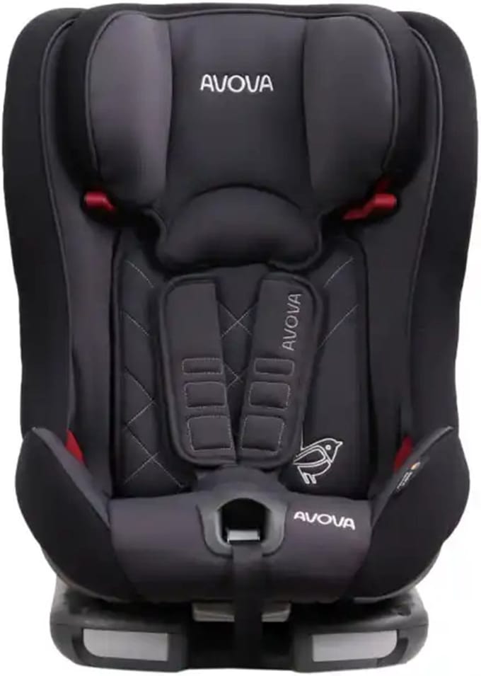 AVOVA autostoeltje - SPERLING FIX - I SIZE R129 - voor kind - 76-150cm groep 1-2-3 Grey Black