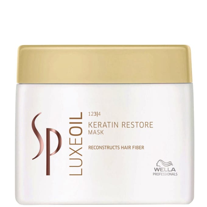 Wella Luxe Oil Keratin Restore Mask Haarbehandeling voor droog haar Dames 400 ml