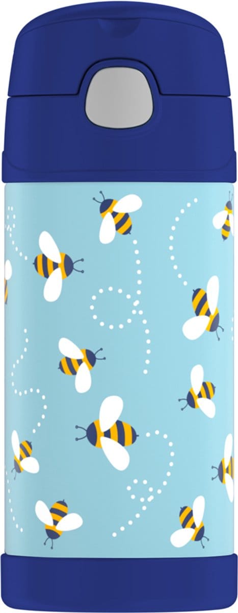 THERMOS drinkfles FUNTAINER met rietje, bijenprint
