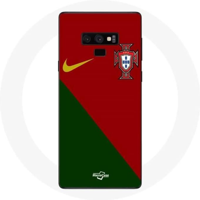 Coque - MANIACASE - Samsung Galaxy Note 9 - Souple - Maillot Nike Portugal - Blanc