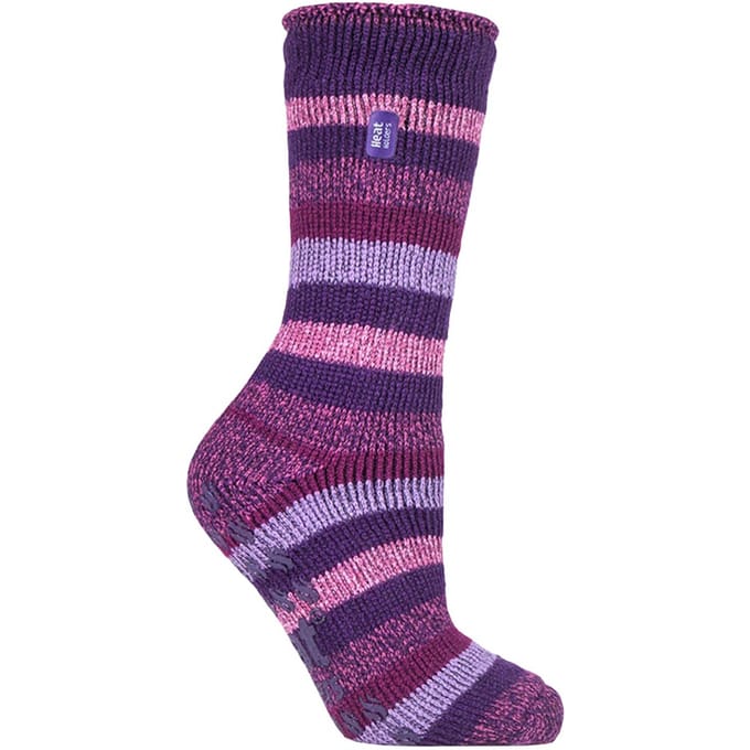 Heat Holders - Thermosokken voor dames met handgrepen - Purple Stripe (Juniper)