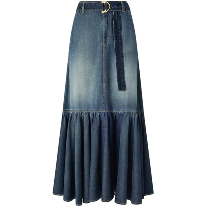 Vrouwen casual rokken Pinko - lichte denim rokbeschermer - denim
