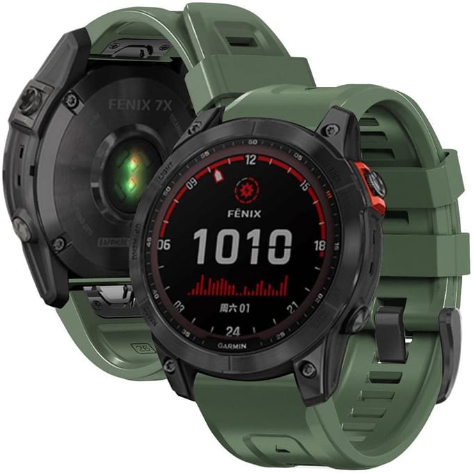 Tech-Protect IconBand Strap for Garmin Fenix 3 / 5X / 3HR / 5X Plus / 6X / 6X Pro / 7X - Green