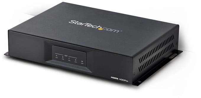 StarTech.com 2x2 Video Wall Controller - video/audio splitter - 4 ports