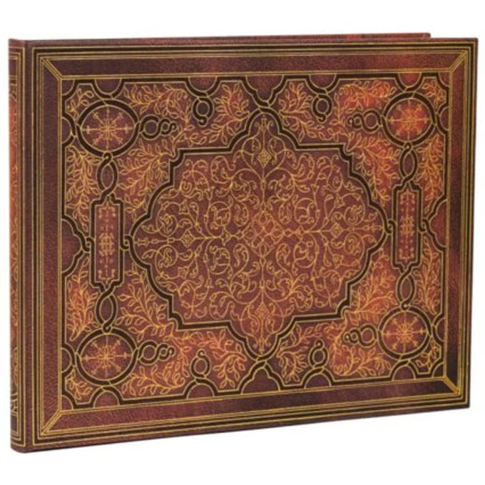 Paperblanks gastenboek, pacifica iron horse, hardcover, formaat 23 x 18 cm, blanco