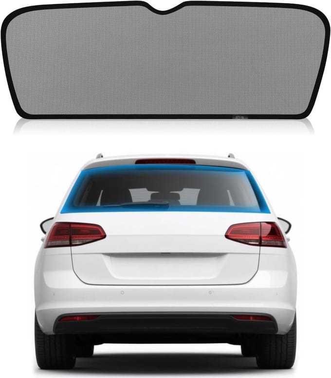 Zonwering voor Achterruit van Golf 7 Variant, UV Bescherming, Vouwbaar, Ideaal voor Kinderen en Auto Accessoires
