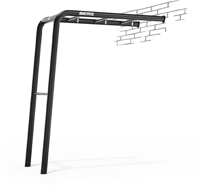 BERG Playbase Wall Multifunctioneel Speeltoestel - Muurbevestiging - Zwart