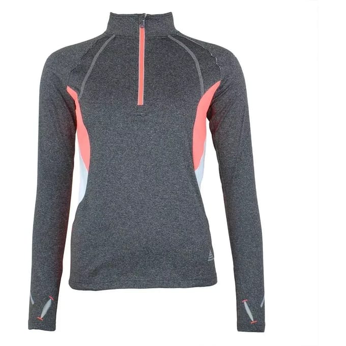 1st skin T-shirt met rits Peak Mountain Ankora