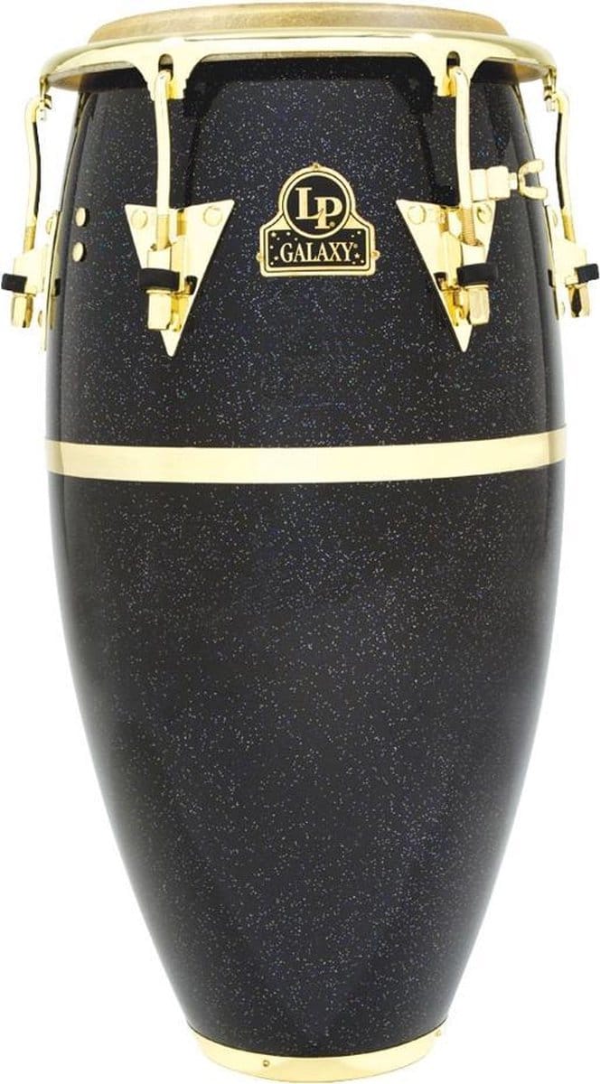 Latin Percussion LP808Z Galaxy Fiberglass Quinto 11" (Black Sparkle) - Conga