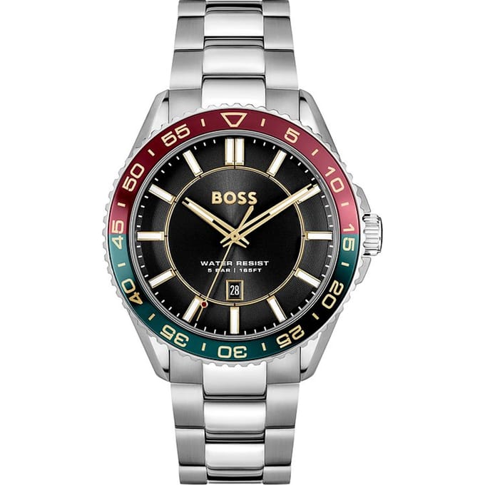 Hugo Boss - Heren Horloge Runner - Zilver