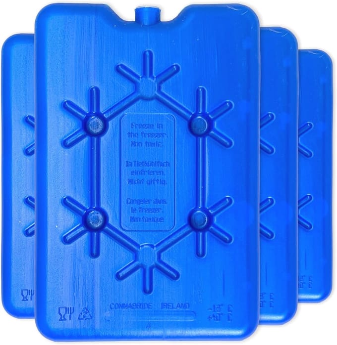 Koelelementen voor Koelbox en Koeltas - Plat Design, 200 ml (4 stuks)