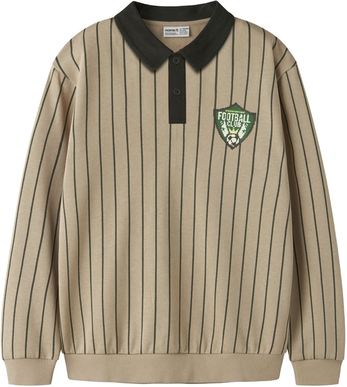 NAME IT - NKMLESTER LS NREG POLO SWEAT BRU BOX - Jongens - Sweaters