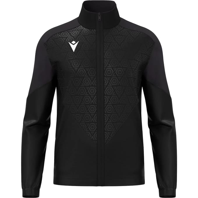 Macron Thunder Poseidon Trainingsjack Heren - Zwart | Maat: M