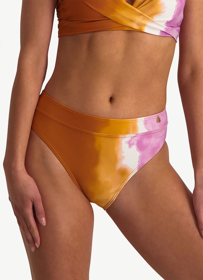 Beachlife Tie Dye highwaist bikinibroekje - dames - Maat 38