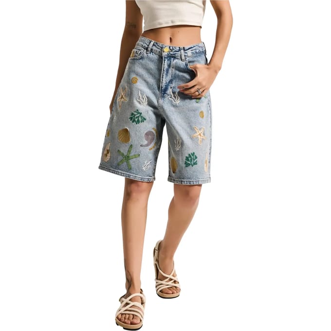It's Basic - BERMUDA DENIM SHORT