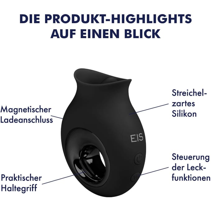 Siliconen tongvibrator, 9,4 cm