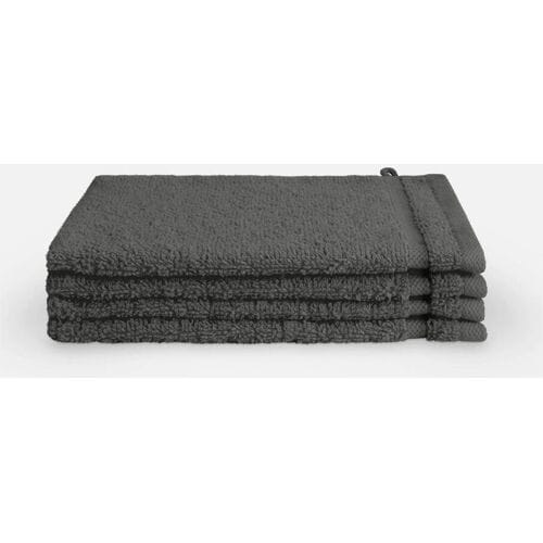 Byrklund Handdoeken set - Bath Basics - 4-delig - 4x 16x21 - 100% katoen - Antraciet