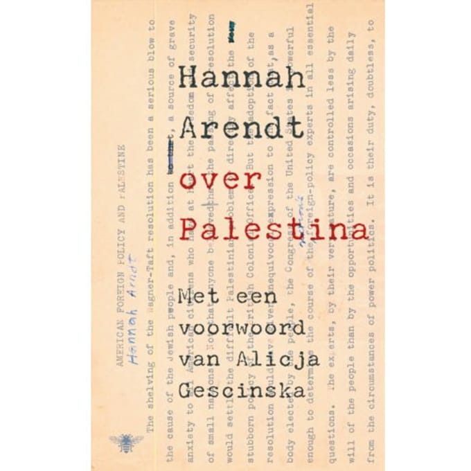 Over Palestina - Hannah Arendt