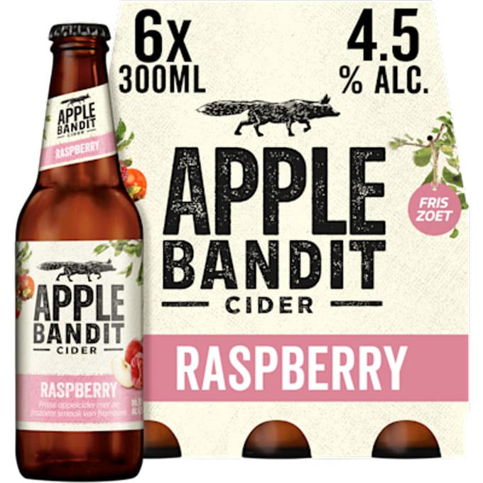 Raspberry cider fles