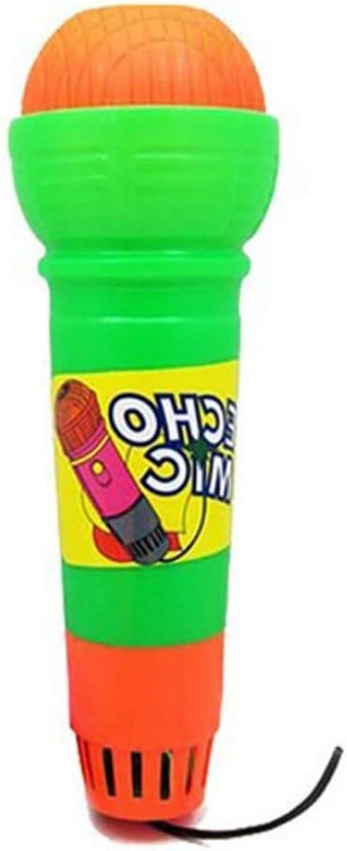 Kinderspeelgoed Echo Microfoon - Zing Microfoon - Kinderfeestjes Entertainment - Geen Batterijen Nodig - 185 cm - Willekeurige Kleur