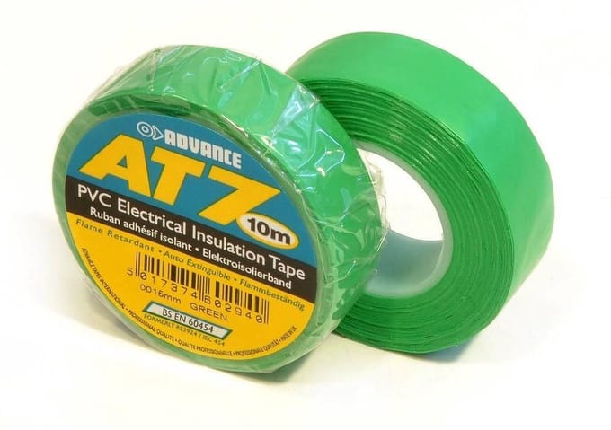 Advance AT7 PVC tape 19mm x 20m Groen