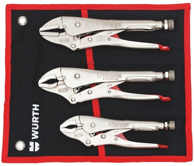 Wurth - Griptangen set 3-delig - Griptangen set 3-delig x 1 st