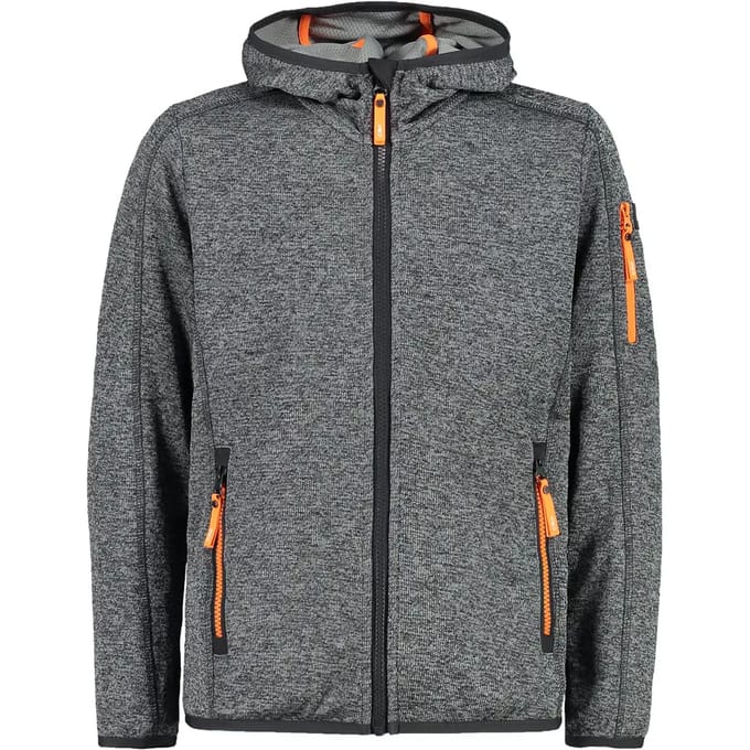 Kinder fleece met capuchon CMP