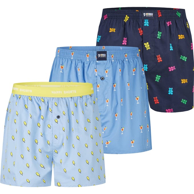 Happy Shorts Mannen Bokser Motiv Mix