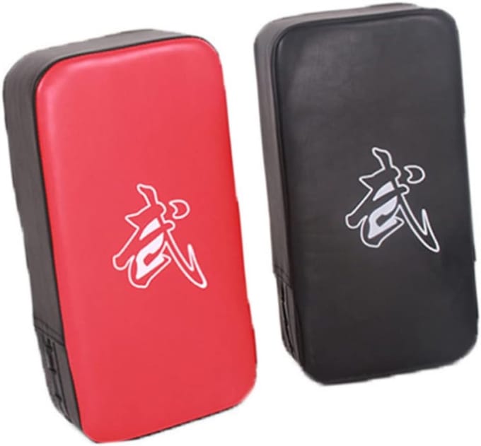 Trainings Kussen - Kickboks Kussen - Vechtsport Training - Duurzaam PU Materiaal - Maat M - Rood