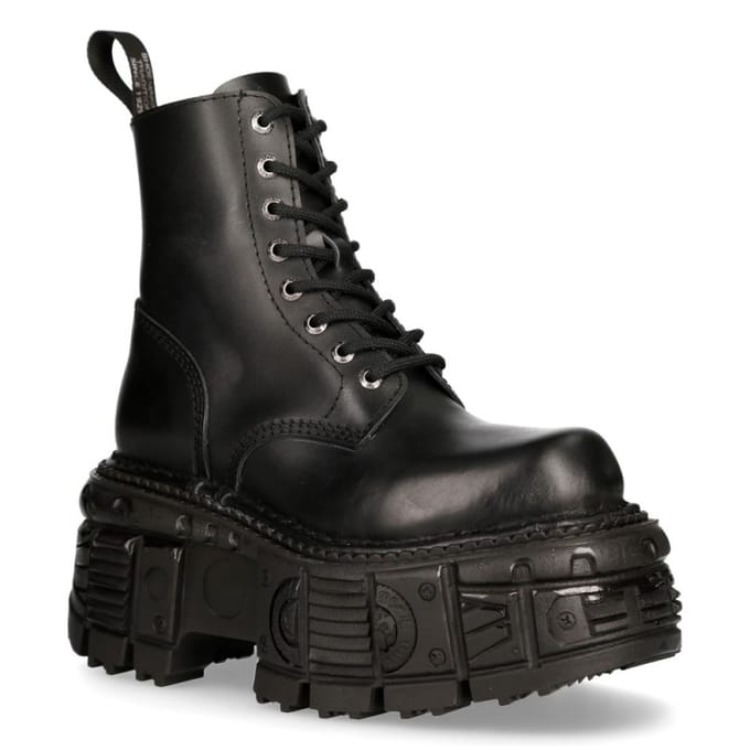 New Rock unisex militaire techno-platformlaarzen - M-MILI084N-S5