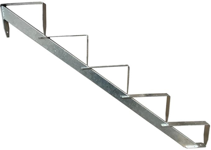 Houten Trapconstructie met 5 Treden voor Binnen en Buiten, Hoogte 91 cm