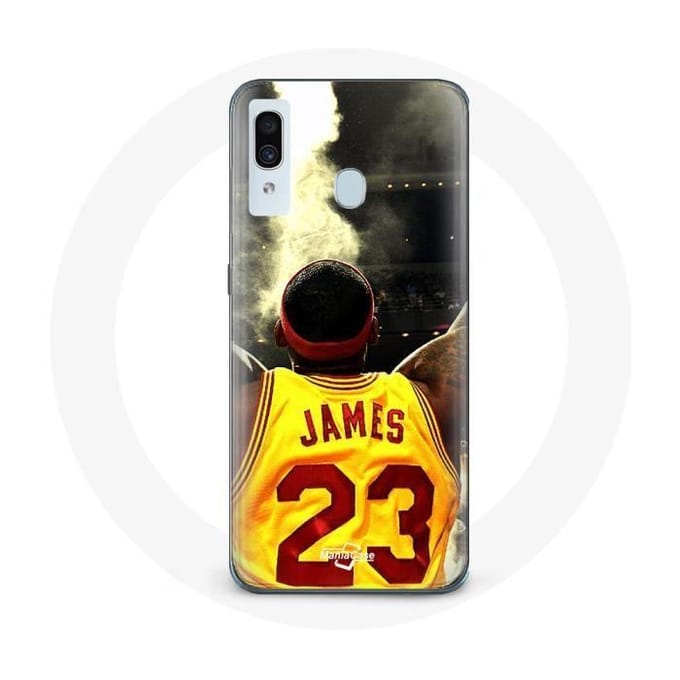 Coque pour Samsung Galaxy A20 Lebron James Joueur de Basketball