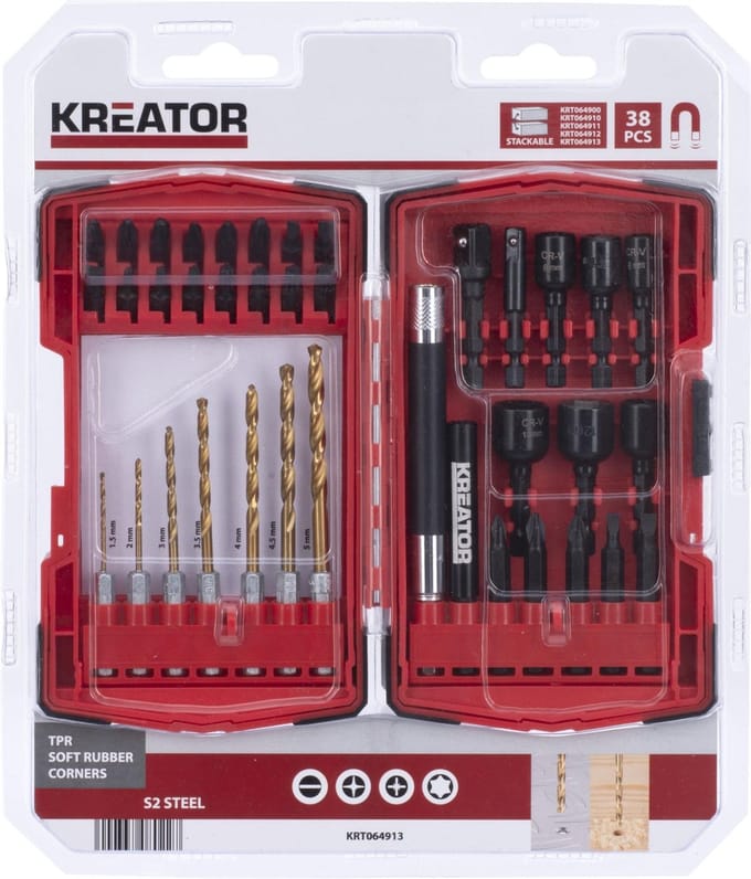 Kreator KRT064913 Boorset - 38 stuks