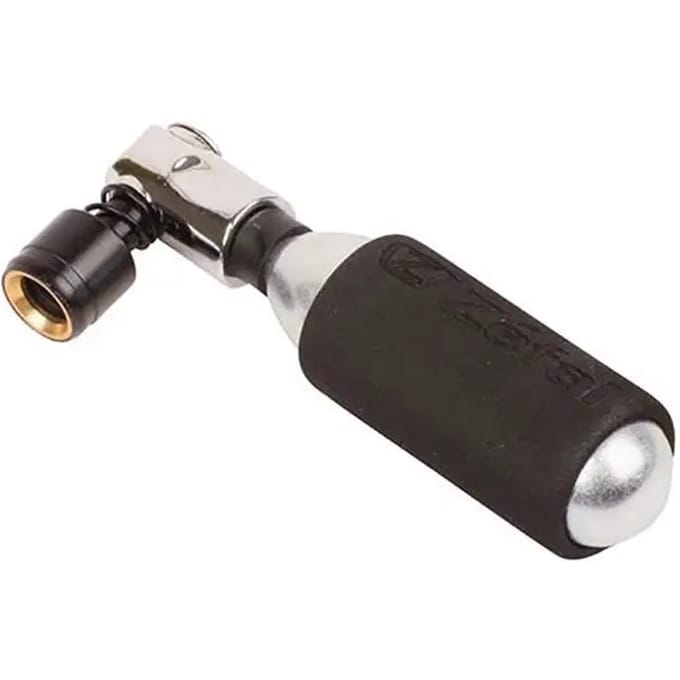 Zefal EZ Big Shot CO2 Pomp – Z Push Systeem – Staal – Recyclebaar – Zwart/Zilver