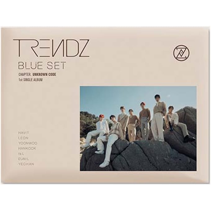 TRENDZ 1e Single Album 'BLUE SET Chapter. ONBEKENDE CODE' beige