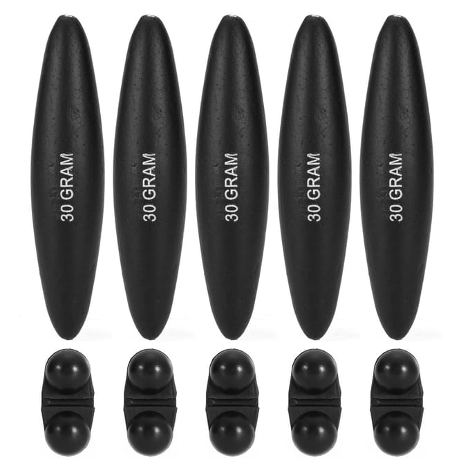 20g / 30g EVA Inline Float met bel Visdrijfvermogen Floats Gewicht Kraal Meerval Float Vissen 30g - 5pcs