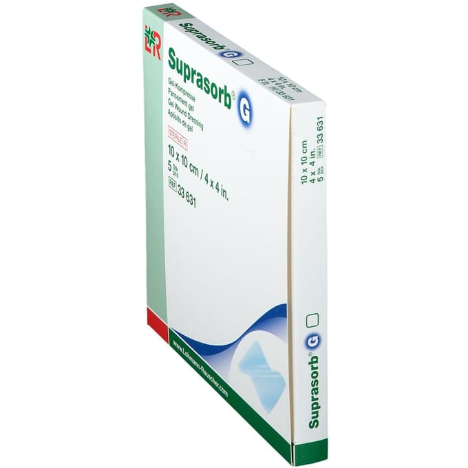 Suprasorb Gelkompres 10 x cm 5 Compressen